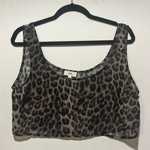 LPA sheer crop top